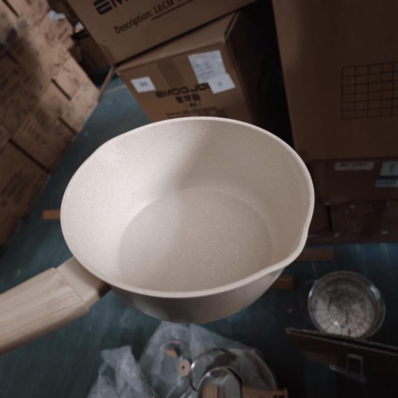 Sanjiaolong 16cm Maifan Stone Non-stick Saucepan