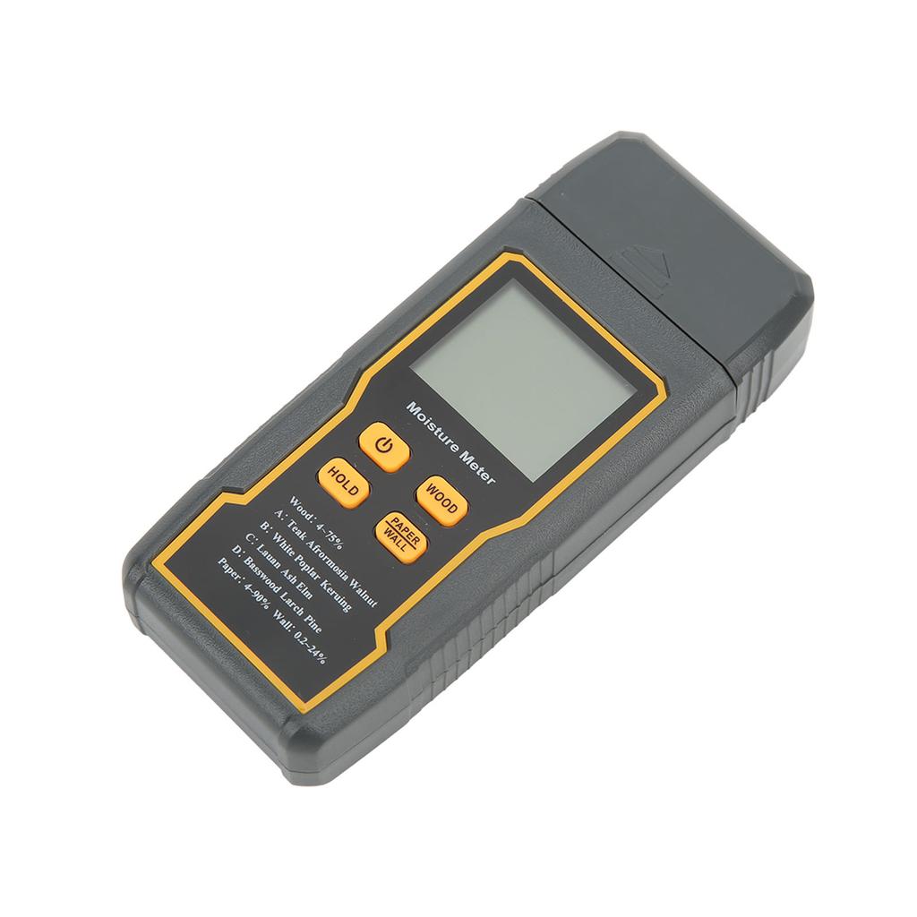 Pin Type Digital Moisture Meter 4 Measurement Modes Backlight LCD Display Auto Power Off for Wood
