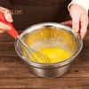 12 Inch Stainless Steel Egg Whisk Anti Slip Rubber Handle Handheld Manual Egg Mixer Stirrer Beater Kitchen Baking Cooking Tool