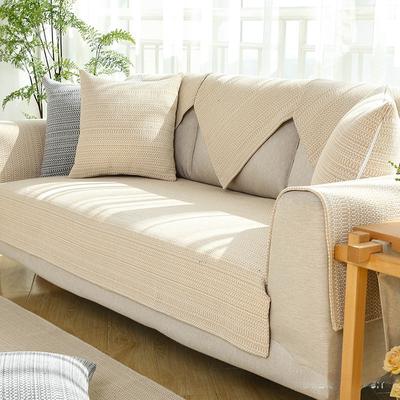 Cuscino per Divano Cotone e Lino Quattro Stagioni Universale Tessuto Antiscivolo Cuscino Lino Vecchio Tessuto Grosso Copridivano Copertura Tessuto Semplice Moderno