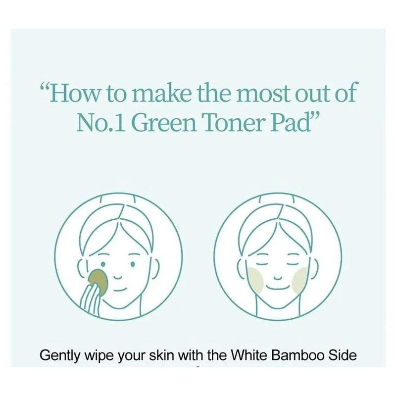 NUMBUZIN No.1 Centella Re-Leaf Green Toner Pad Bundle Set