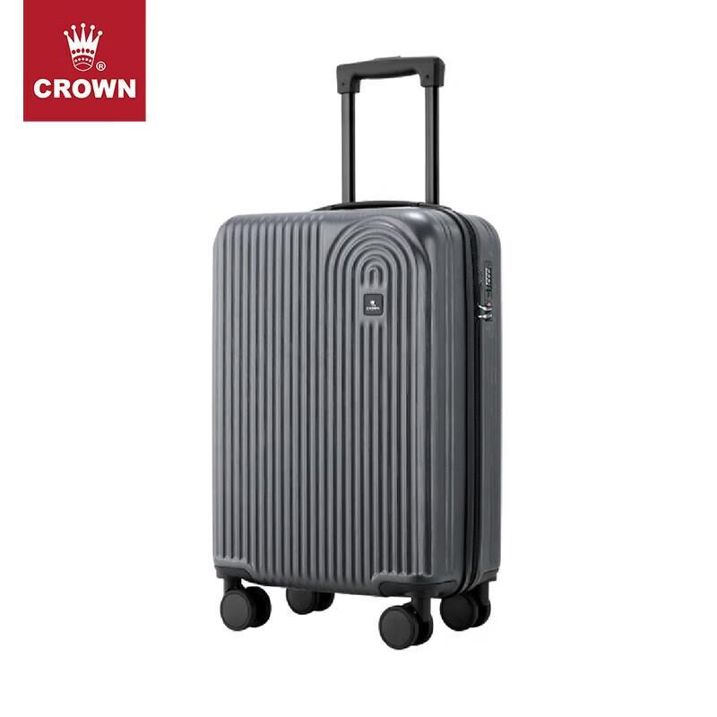 CROWN Hardside Carry-On Suitcase 20 inch