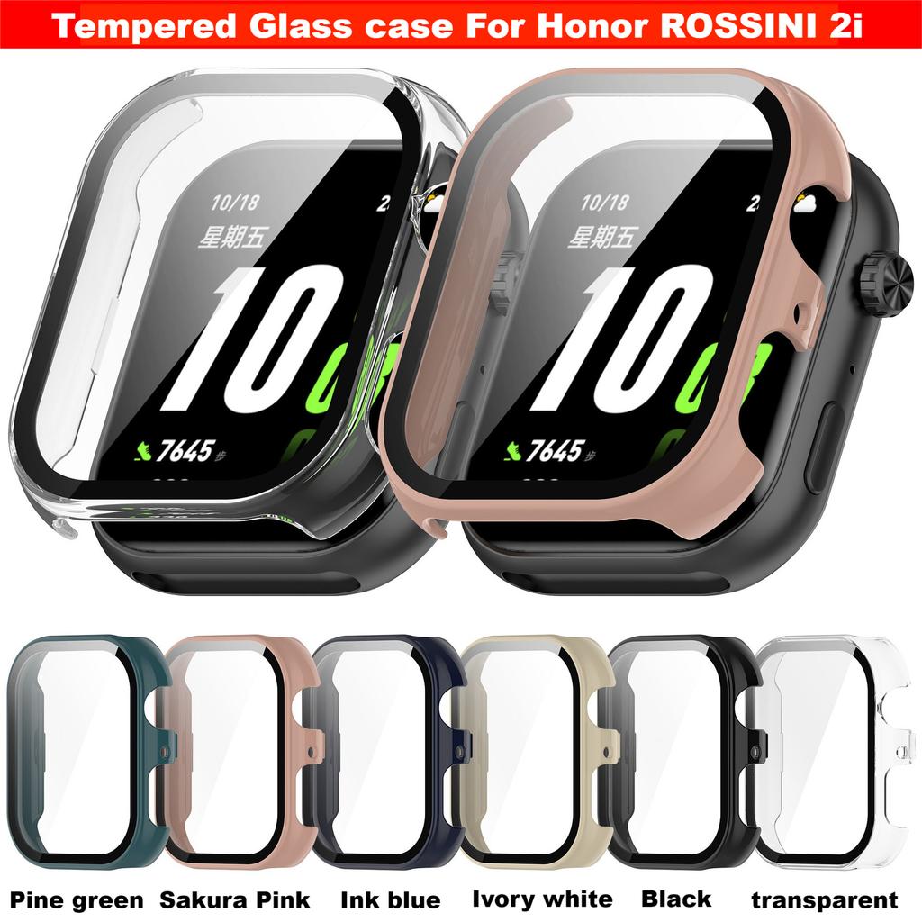 Tempered Glass Shell For Honor ROSSINI 2i Smart Watches Strap Screen Protector For Honor ROSSINI2i Case Cover Accessories