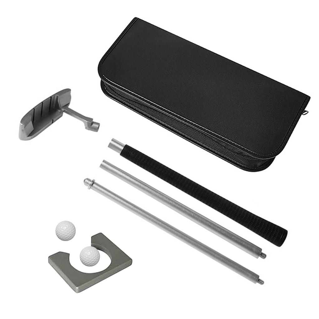 Putting Set with  Putter 2  Balls  Putting Cup for Travel Indoor    Putting Practice Portable  Putter Kit Fits for