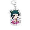 Anime Deníky lékárnice Kočka Renshi Jade List Lihua Konkubína Periferie Akrylový Klíčenka Taška Klíčenka Přívěsek 5,5 cm Dárky