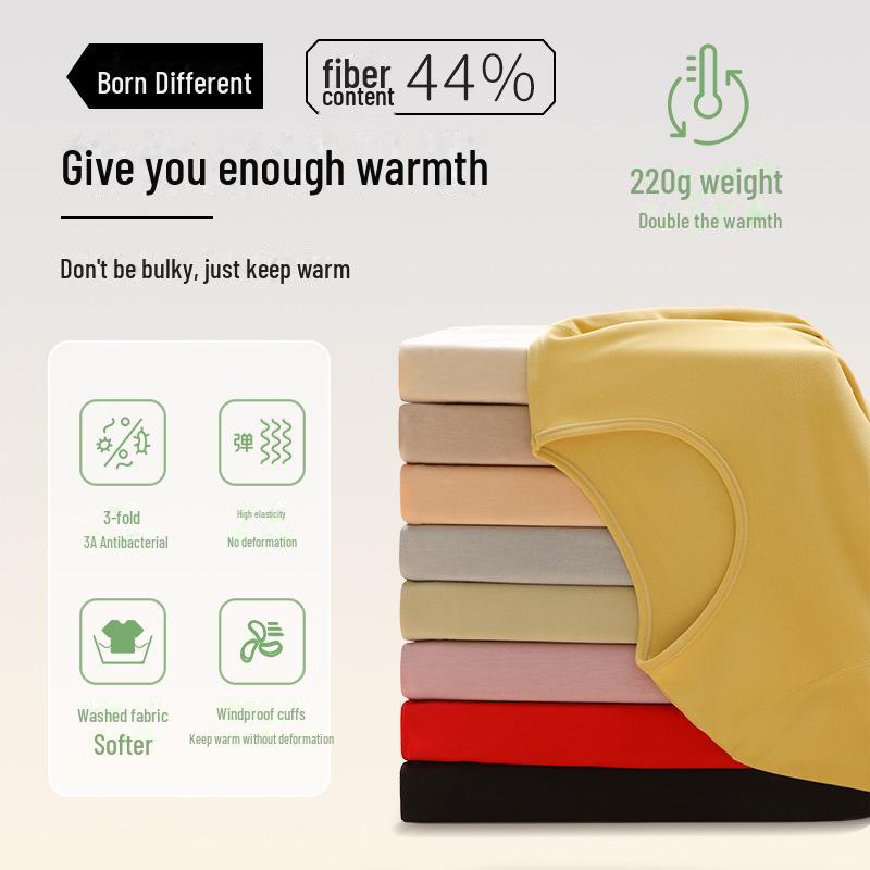 Men's and Women's Lyocelle Velvet Thermal Underwear Set - Warm Autumn and Winter Suit