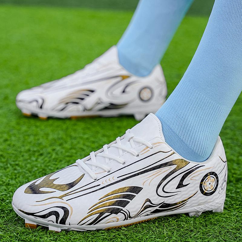 New Youth and Adult Long-Sole Football Boots for Grass Training - Anti-Slip and Durable