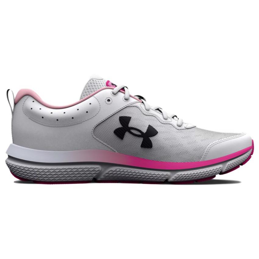 New Under Armour Charged Assert 10 'White Rebel Pink' Women's 3026179-102