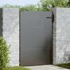 Garden Gate Black 85 X 150 Cm Powder Coated Steel