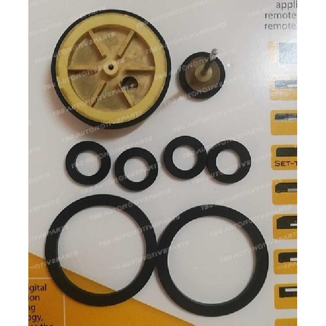 6pcs/set Idle Wheel Belt Loop Idler Rubber Ring for Sharp GF-777 Cassette Deck