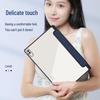 Samsung Galaxy Tab S9 Plus Leather Case, Non-Magnetic Tri-Fold Protective Stand Cover