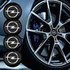 4pcs Car Logo New Wheel Hub Cap Metal Emblem Stickers For Opel Astra H Astra J G Corsa Insignia Zafira B Vectra C Corsa D Vivaro