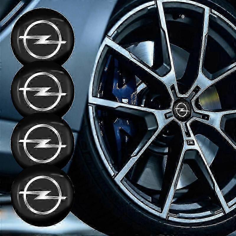 4pcs Car Logo New Wheel Hub Cap Metal Emblem Stickers For Opel Astra H Astra J G Corsa Insignia Zafira B Vectra C Corsa D Vivaro