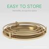 Sturdy Metal Tiered Display Stand Set Decorative Cakes Platters Set 3 Layer for Cakes Dessert Fruits Home Kitchens Use