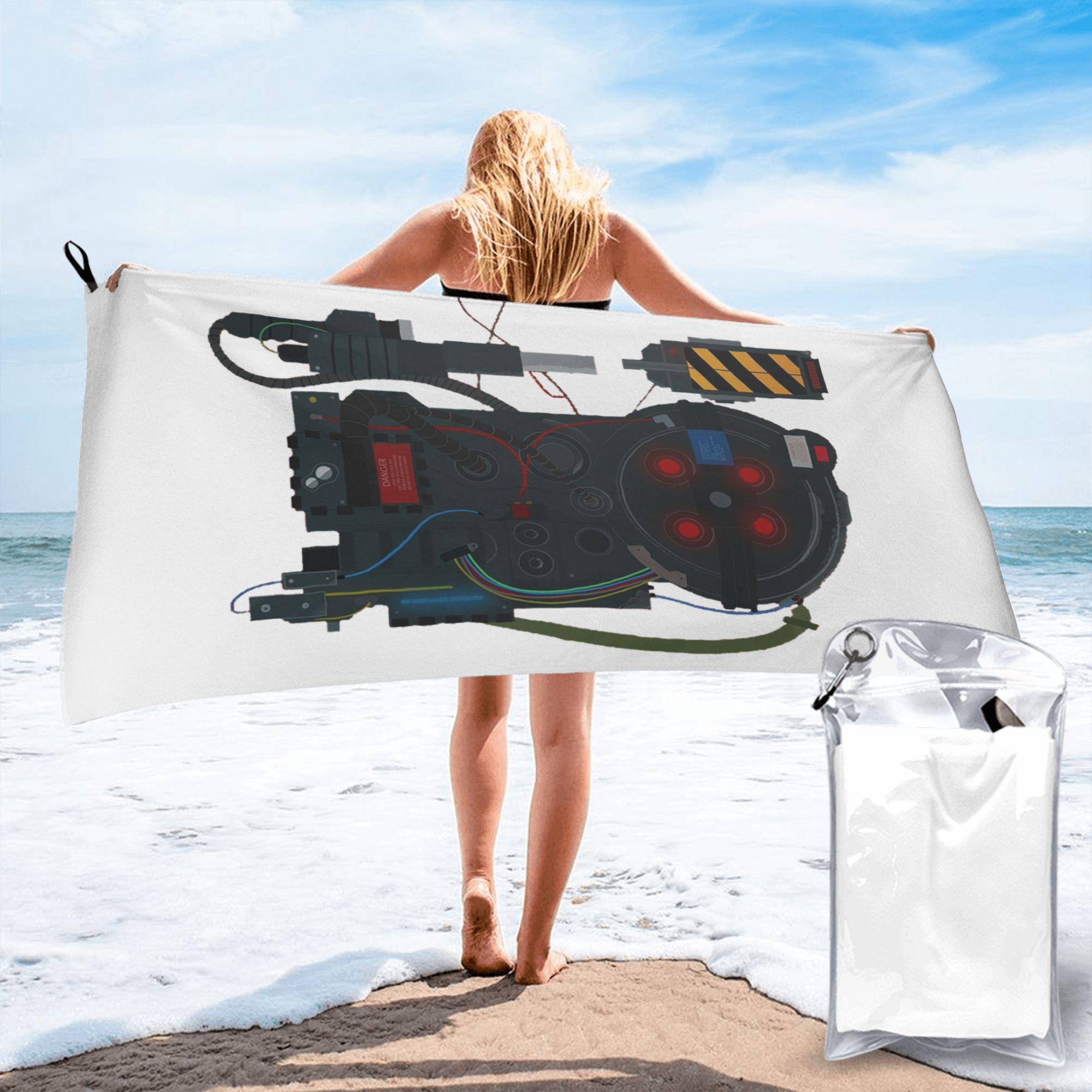 

Ghostbusters Proton Pack Beach Towel Soft Microfiber Quick Dry Absorbent Quick Towels For Yoga W40*H60(CM)