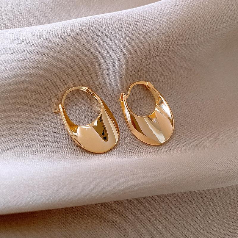 European and American simple love circle earrings fashionable versatile geometric ear buckles earrings earrings women