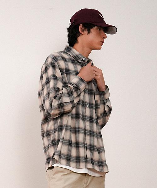 Amelikannideul Check Shirts - Ivory