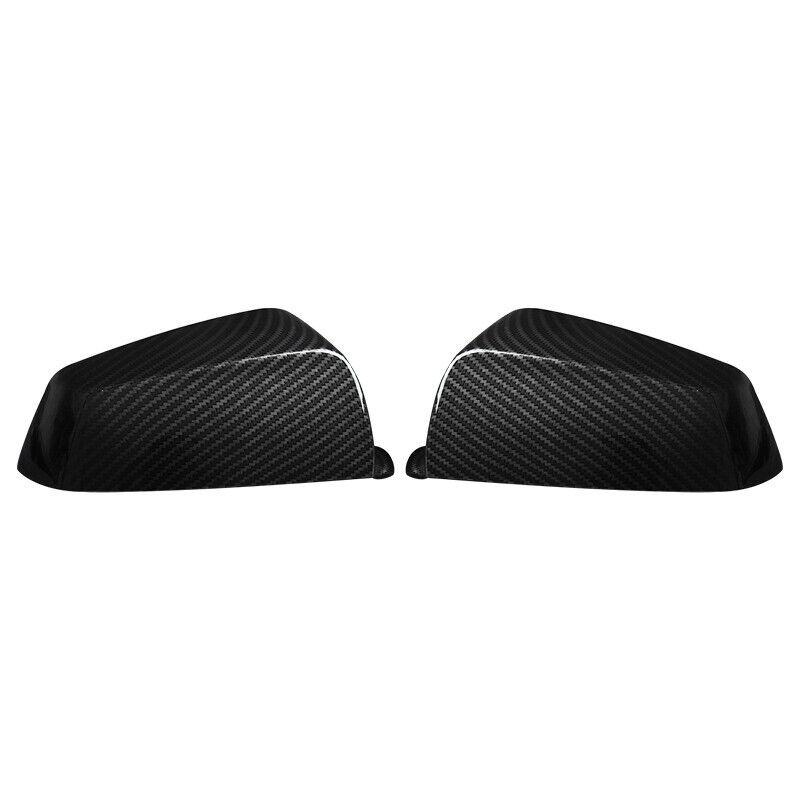 

51167187431 Pair Left Right Carbon Patterned Rearview Mirror Housing for 08-13 BMW 5 Series E60 F10 F02 A3334436 A3334435 A-Carbon Fiber