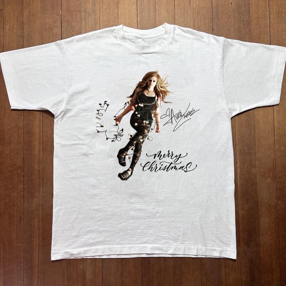 

New Avril Lavigne Happy Christmas Gift For Fans Unisex S5XL Shirt TH265 Unisex T-Shirt S