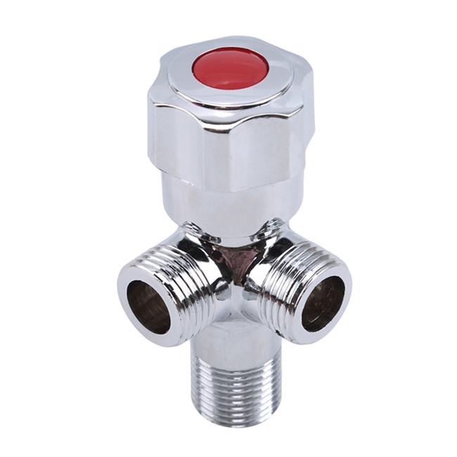 Brass Double Outlet Angle Valve One In Two Dual-Purpose Multi-function Angle Valve