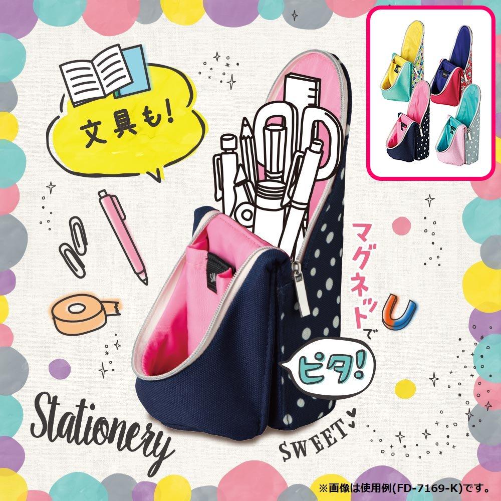 Sonic Standing Smarta Lil Floral Pouch, Print, Red, FD-7169-R