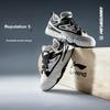 New LiNing CF YU3 SS Cushioning Wear Resistant Low Top Skateboard Shoes Women's Mist White AGLU064-1