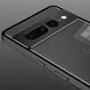For Google Pixel 7 5G Case Aluminium Alloy Frame Matte PC Cover with Pop-Up Snap Lock