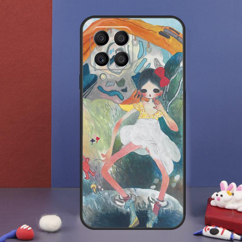 Cartoon Aesthetic Aya Takano Case For Samsung Galaxy M31 M21 M11 M13 M54 M34 M14 M56 M36 M16 M53 M32 M52 M35 M55 M15 M06