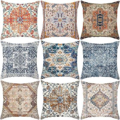Bohemian Style Retro Throw Pillow Case Printed Home Sofa Decorative Pillow Cushion