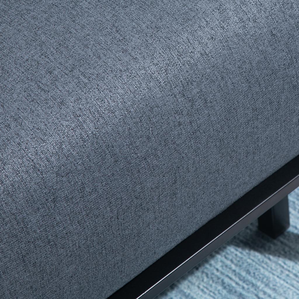 Single Sofa Chair Bed, Linen Fabric 3-in-1 Convertible Sleeper Chair with 5-Position Adjustable Backrest, 75cm Wide Seat, Pillow for Living Room