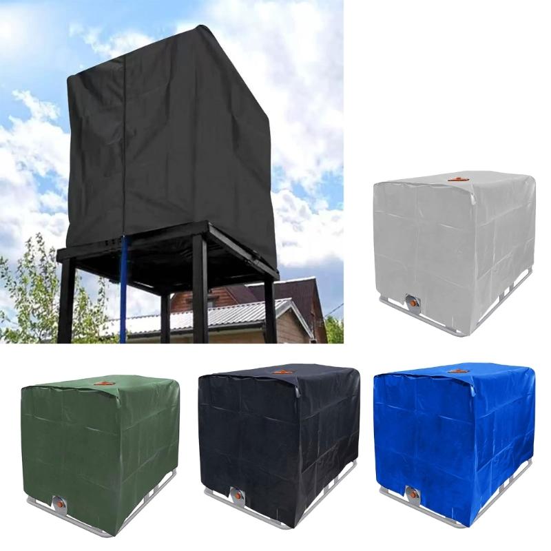 Large Capacity Storage Cover 1000L Polyester Fabric Featuring Sun Block Layer For Outdoor Container