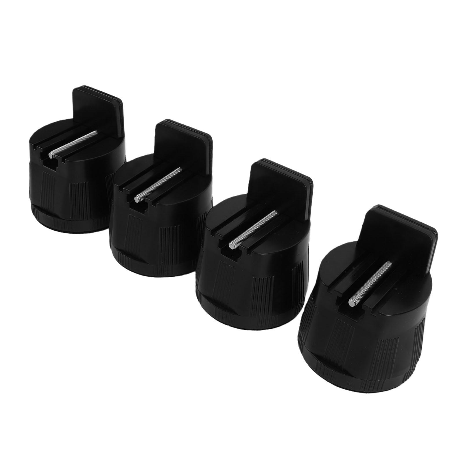 

4pcs Bed Risers 2.36-3.15in Heavy Duty Furniture Risers for Double Bed Dorm Table Desk Chair