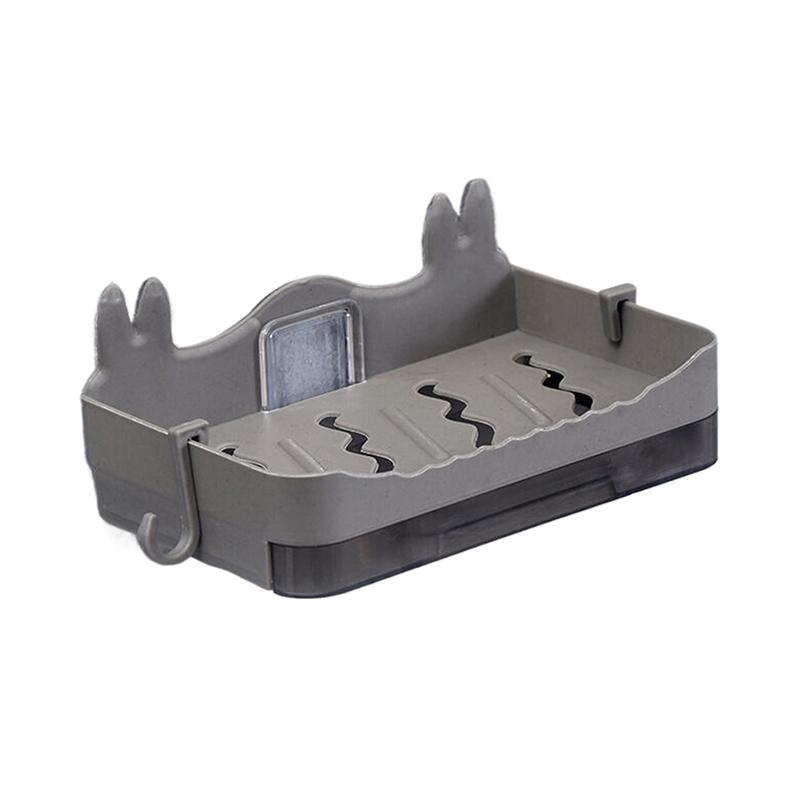 

Bathroom Dish Plate Case Home Shower Container Soap Box Plastic Soap Box Dispenser Soap Rack Gift Hook