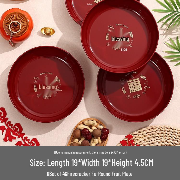 Housewarming Joy: New Home Fruit Plate Ornament for Moving-In Celebrations