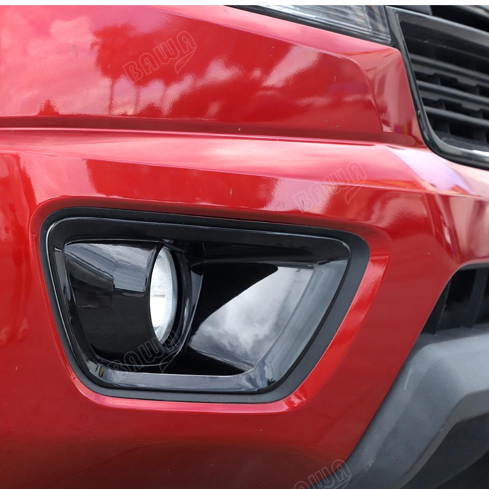 BAWA Car Front Fog Light Decoration Cover For Chevrolet Colorado 2014 2015 2016 2017 2018 Light Lamp Exterior Accessories