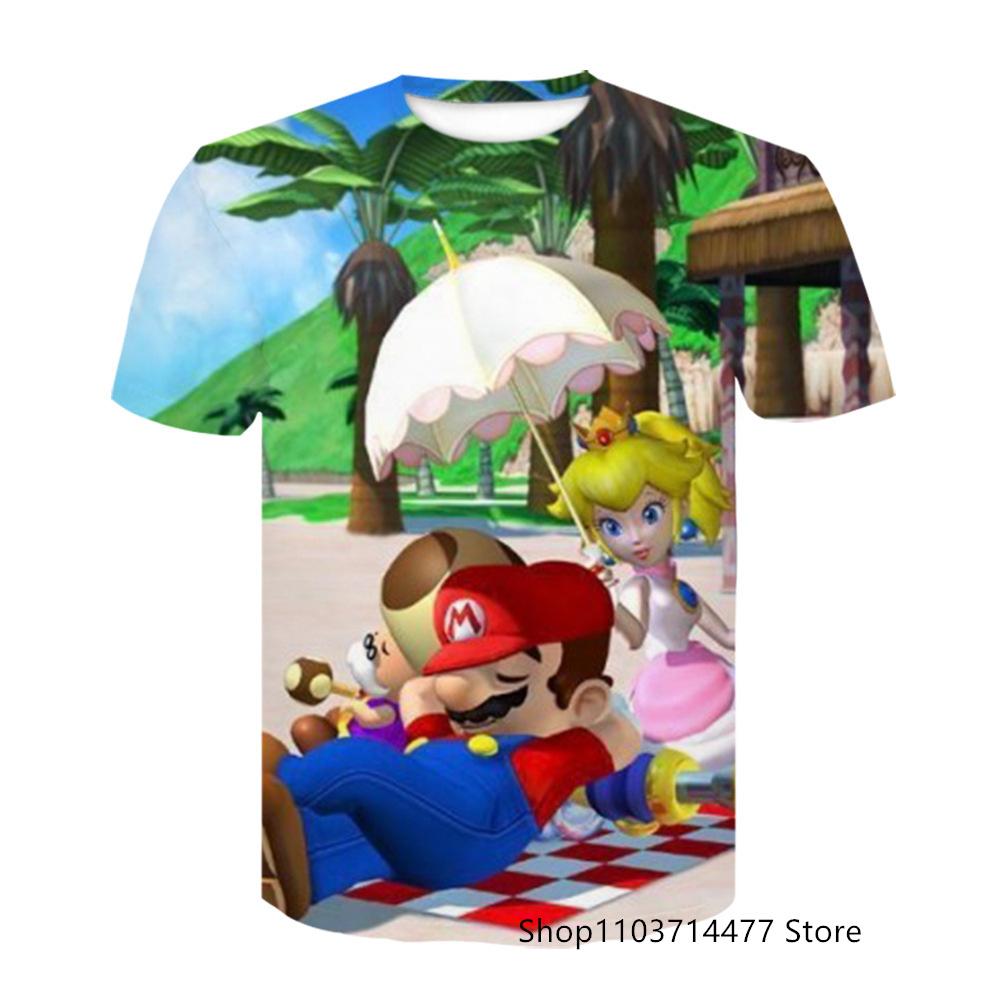 2026 Summer New Printed Comfortable Multifunctional Brother Breathable Parent-Child T-Shirt 100