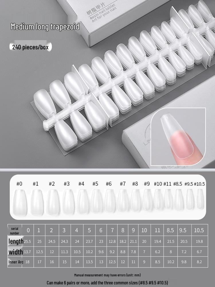 Ultra-Thin Seamless False Nails: Full & Half Cover No-Buff Nail Art Patches for Salons