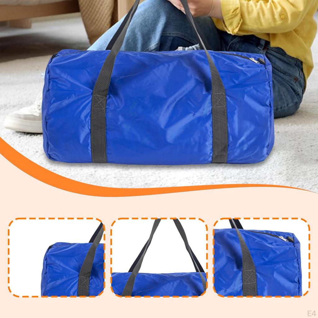 Foldable Gym Bag Fitness Handbag Multipurpose Storage Holder Tote Overnight for Training