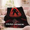 Horror Game D-Dead SpaceS Throw Summer Flannel Throw Blanket Soft Antistatic Washable KidFriendly Couch Bed