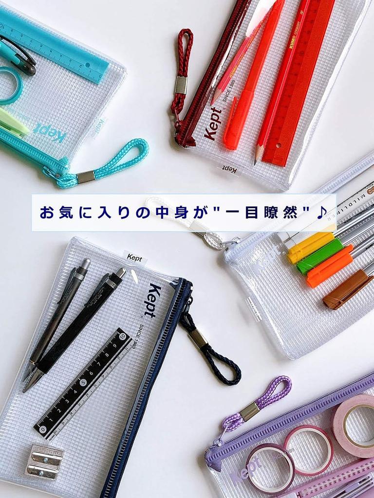 Raymay Fujii Kept Pen KPF603K Case, Clear, Navy,