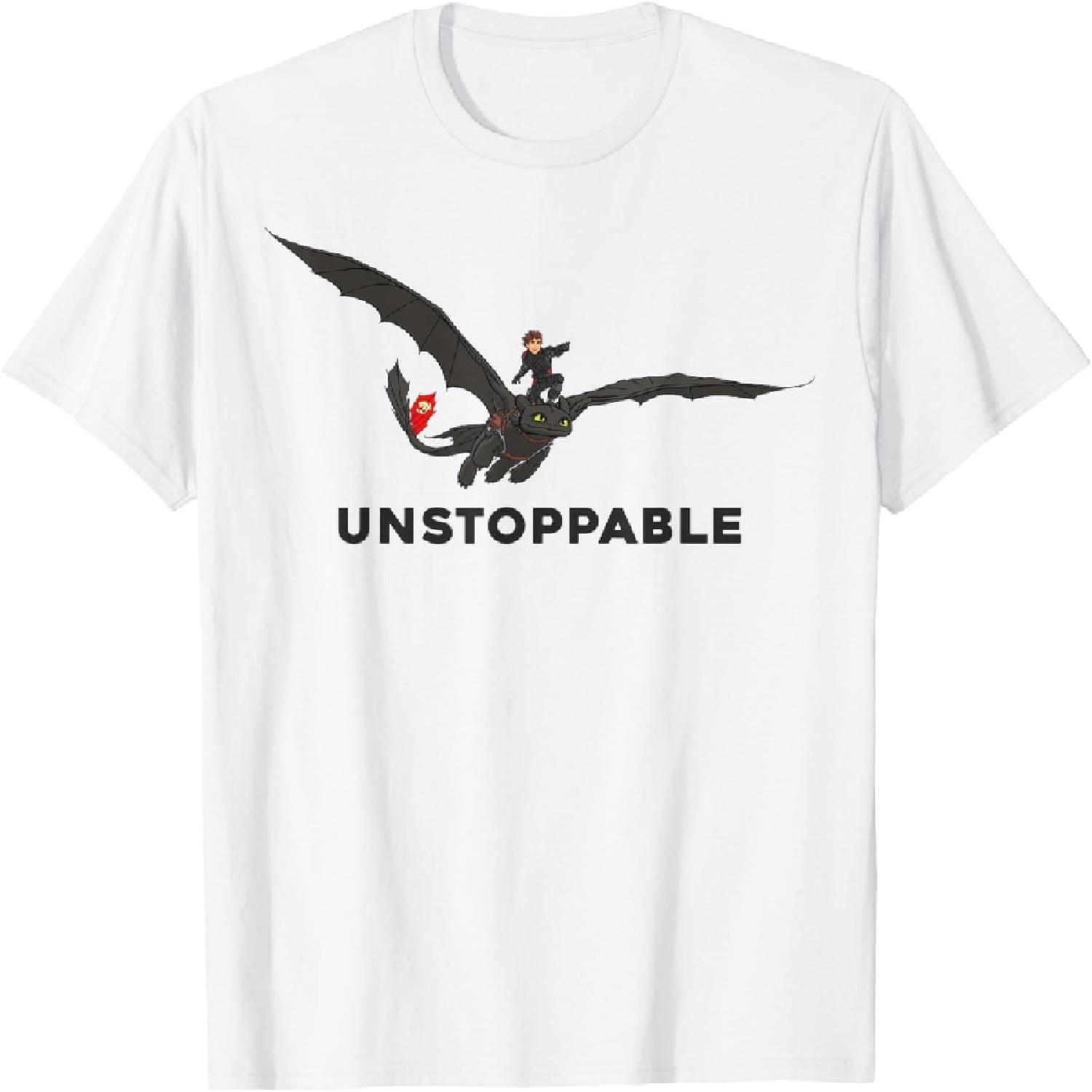 

How to Train Your Dragon 3 Unstoppable T-Shirt(1) XXXXXL білий