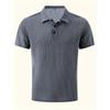 Summer t-shirt Paul short-sleeved short-sleeved high-end mesh ice silk short-sleeved t-shirt men's shirt collar summer solid color