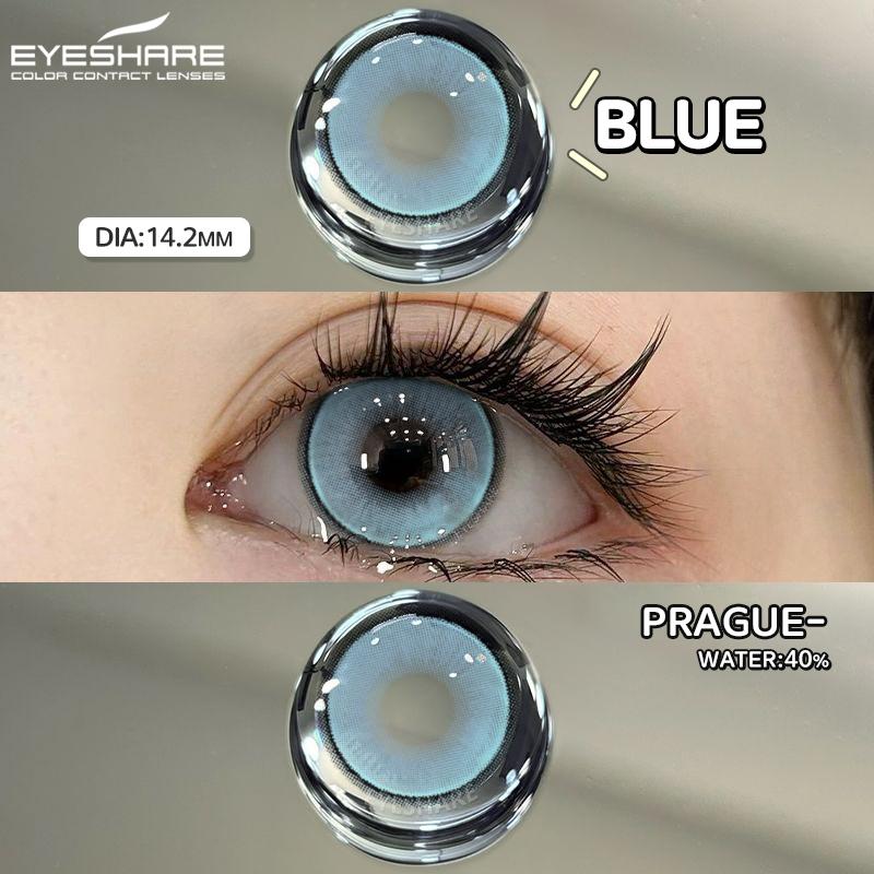 Eyeshare 1 Paar graue Farbige Kontaktlinsen natürliche Braune Linsen Puppenauge Blaue Kontakte Jährliche Schöne Make-up Augen Kontaktlinsen