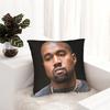 Kanye West Meme Poszewka na poduszkę Poliester Pokrowiec na poduszkę Dekoracje Poszewka na poduszkę Dom Kwadratowa 40*40 cm