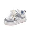 Girls' Bowknot Skate Shoes - Stylish Spring & Autumn Casual Sneakers for Little & Medium Children