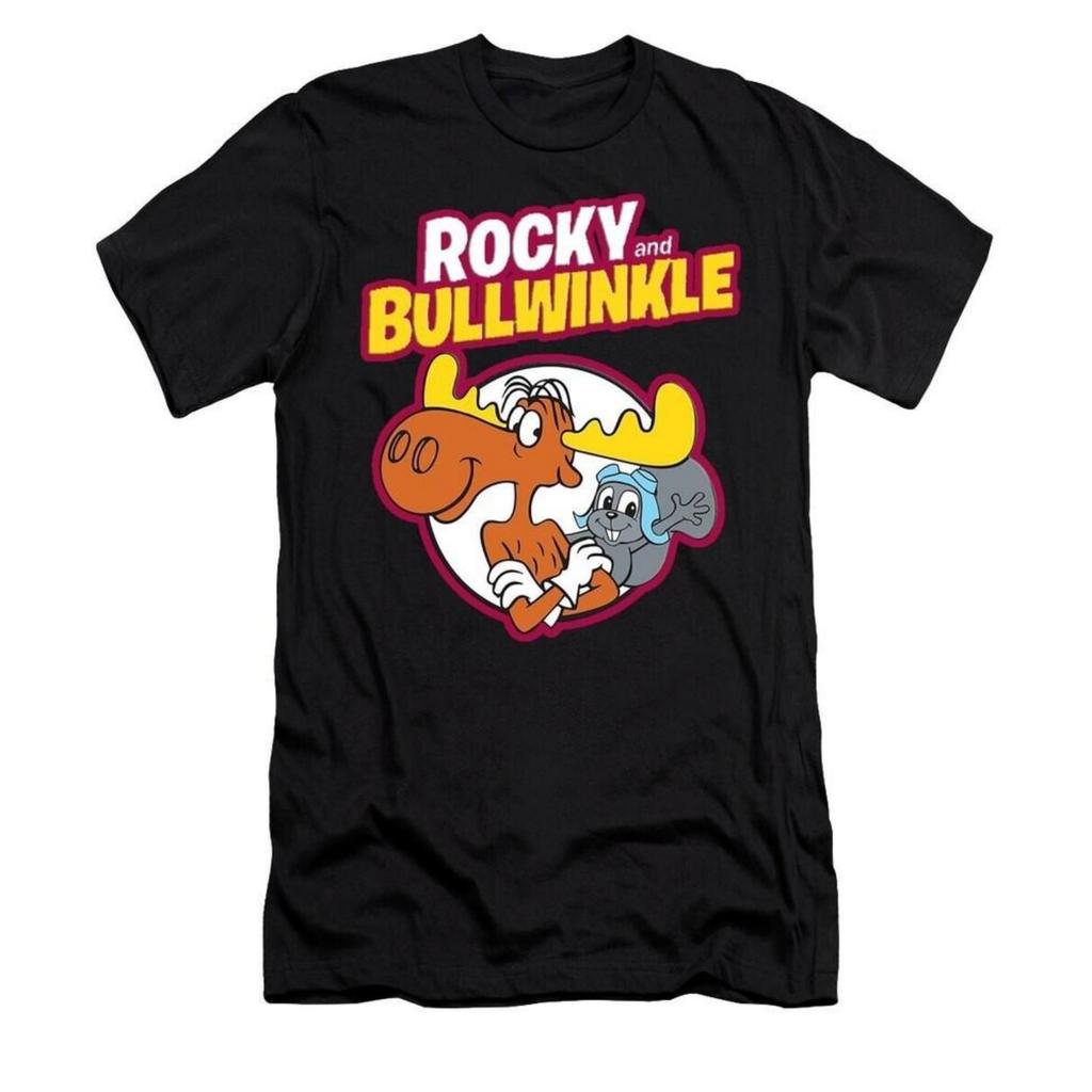 Rocky And Bullwinkle Greeting T-Shirt Cotton Tee NI1094 Unisex T-Shirt