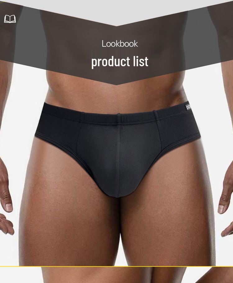 Men's Low Waist Hollow Back Hip-Lifting Thong Underwear