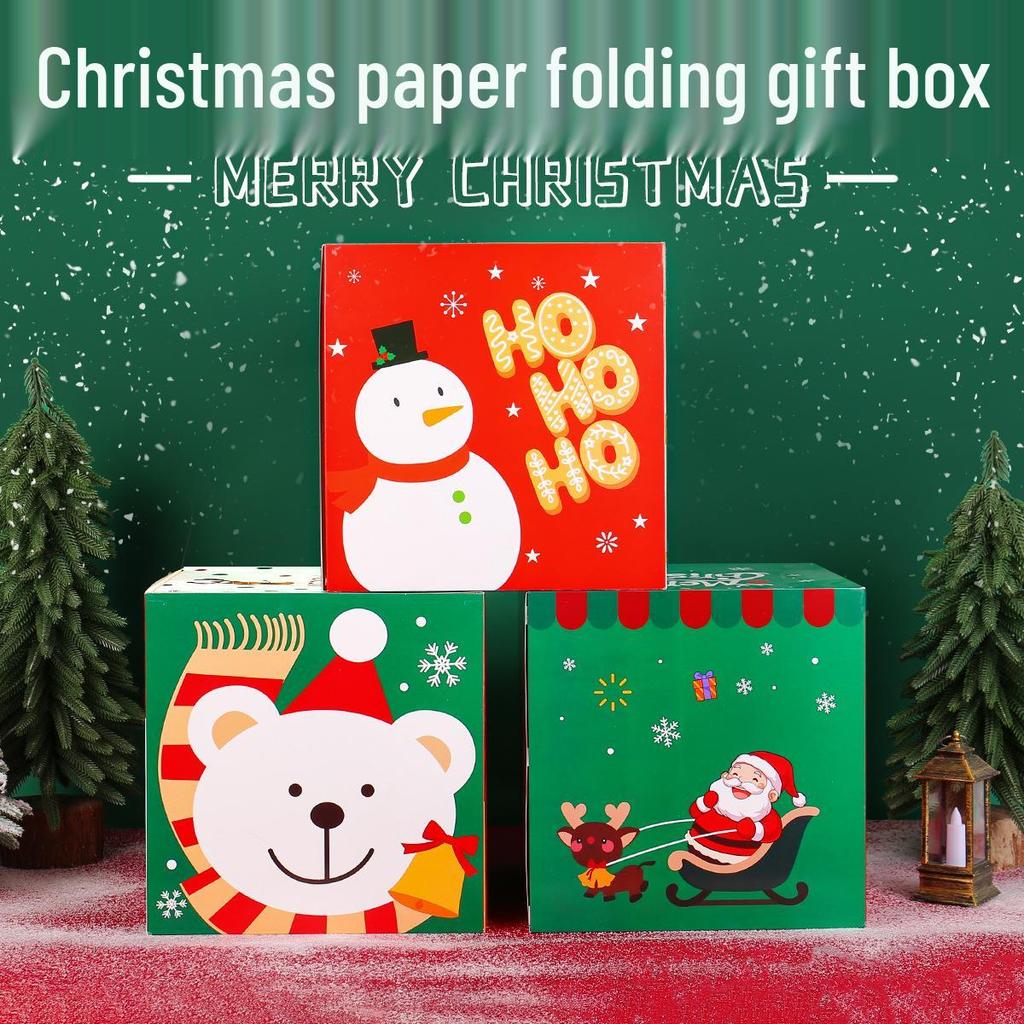 Christmas Candy Gift Box Ornament - Folding Paper Packaging