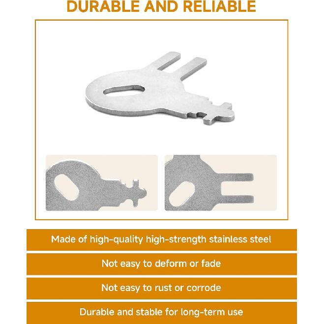 (6PCS) KeyPower Dispenser Key Compatible with Tork Dispensers and Von Drehle Palmer Fixtures, Compatible Models 70WM1, 83TR, 87T, and More Paper