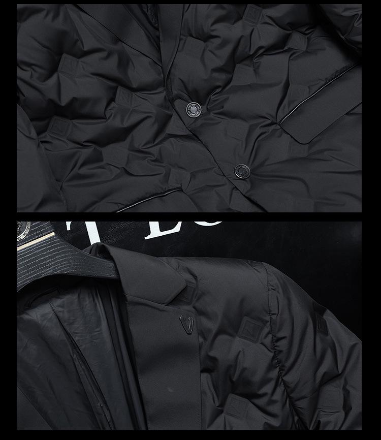 2025 Winter Korean Slim Fit Men's Down Jacket - Casual Lightweight Fashion Coat